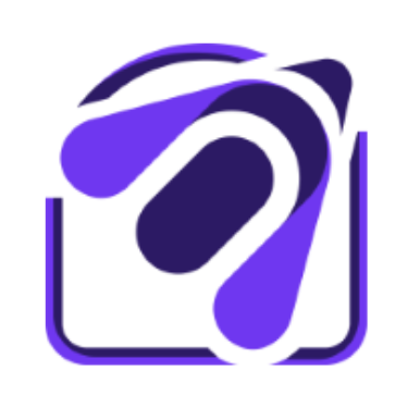 Blue Pink Modern Technology Logo Design (3)